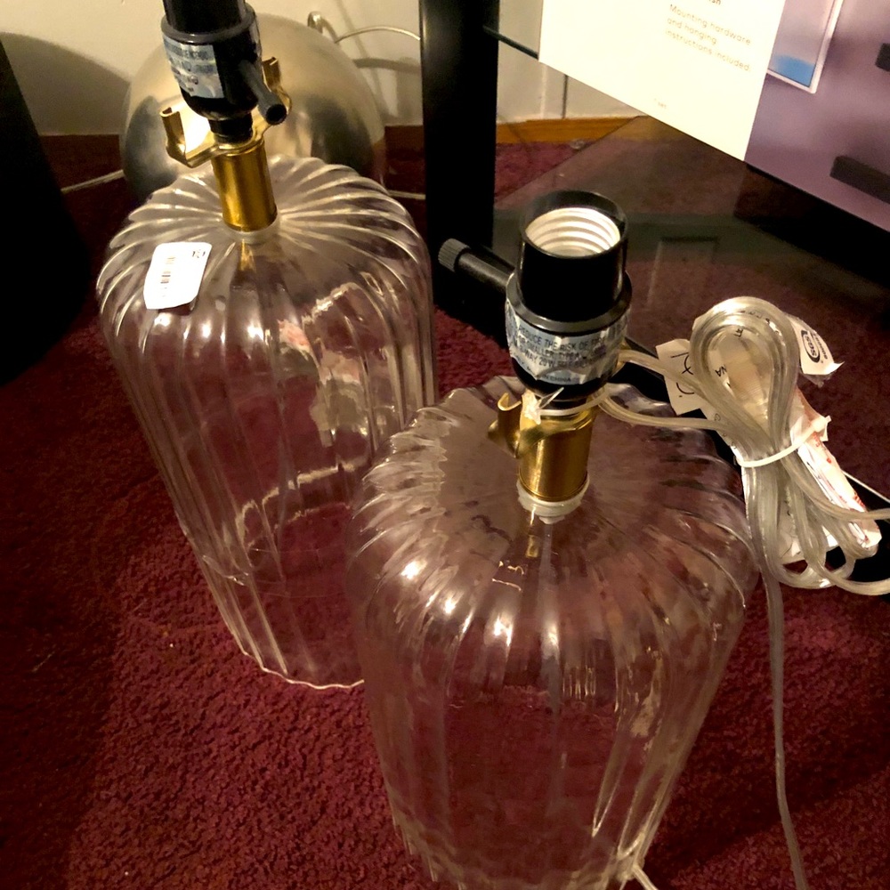 Glass Base Lamps